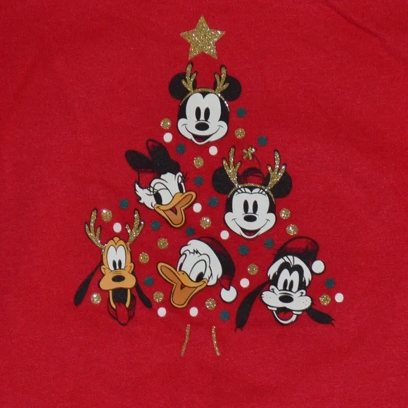 Disney Red Sweatshirt - Christmas - Picture 3 of 7